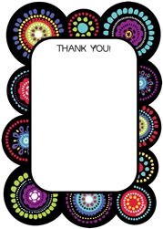 Graphic Fun Fill-In Thank You Card | Party Supplies