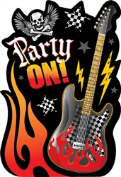Rock On Postcard Invitations | Party Supplies