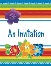 Cabana Rio Razzle Dazzle Invitations | Party Supplies