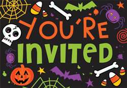 Spooktacular Postcard Invitation Value Pack | Party Supplies