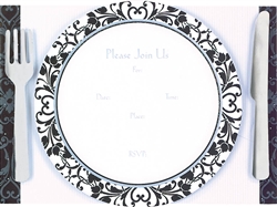 Dinner Party Foil Specialty Invitations | Party Supplies