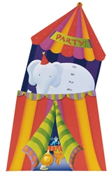 Circus Jumbo Specialty Invitations | Party Supplies