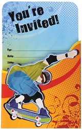 Born to Skate Large Novelty Invitation | Party Supplies