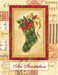 Elegant Stockings Postcard | Party Supplies