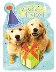 Puppy Jumbo Novelty Invitations | Party Supplies