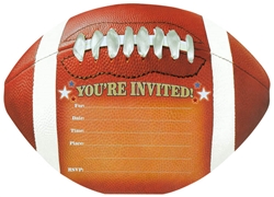 Football Jumbo Novelty Invitation | Party Supplies