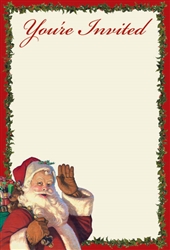 Jolly St. Nick Note Cards w/Envelopes | Party Supplies