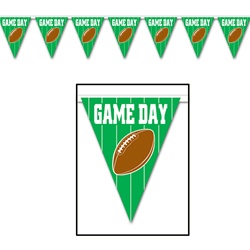 Game Day Football Pennant Banner