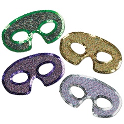 Sequin-Lame Half Masks