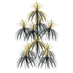 Black & Gold Firework Chandelier