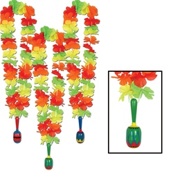 Fiesta Lei with Maraca Medallion