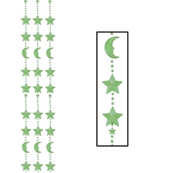 Nite-Glo Moon & Star Bead Curtain