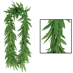 Tropical Fern Leaf Lei | Party Supplies