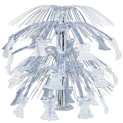 Silver Bell Cascade Centerpiece