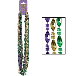 Green, Gold and Purple Beads for Sale