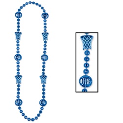 Blue Basketball Beads