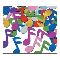 Multi-Color Fanci-Fetti Musical Notes