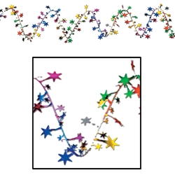 Multi-Color Gleam 'N Flex Star Garland