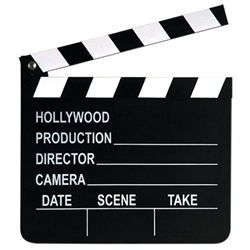 Movie Set Clapboards