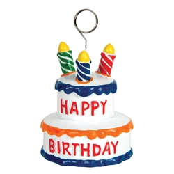 Birthday Cake Photo/Balloon Holder