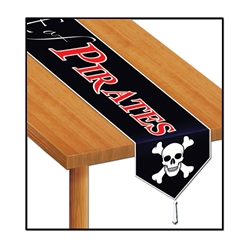 Printed Beware of Pirates Table Runner