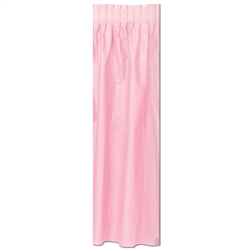 Pink Masterpiece Plastic Table Skirting