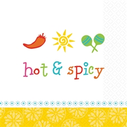 Hot & Spicy Beverage Napkins | Party Supplies