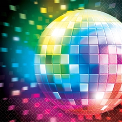 Disco Fever Luncheon Napkins | Party Supplies