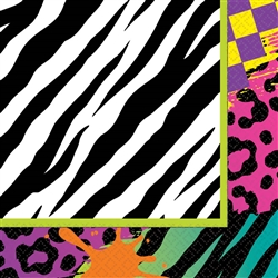 Totally 80's Luncheon Napkins | Party Supplies