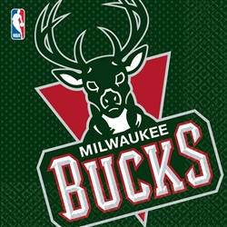 Milwaukee Bucks Luncheon Napkins | Party Supplies