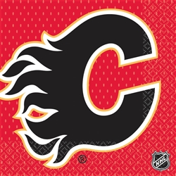 Calgary Flames Luncheon Napkins | Party Supplies