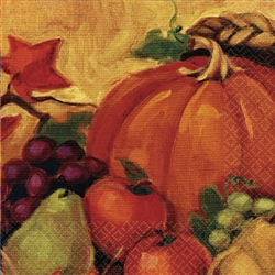 Harvest Still Life Luncheon Napkins | Party Supplies