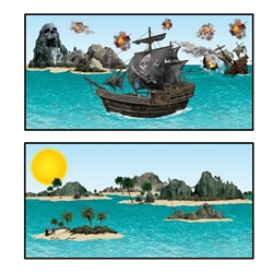 Pirate Ship & Island Props