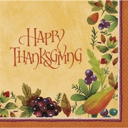 Thanksgiving Medley Dinner Napkins | Party Supplies