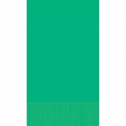 Festive Green 3-Ply Guest Towel - 16ct | Party Supplies