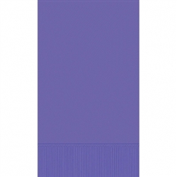 New Purple 3-Ply Guest Towel - 16ct | Party Supplies