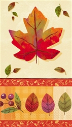 Watercolor Leaves Guest Towels | Party Supplies