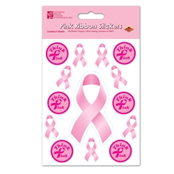 Pink Ribbon Stickers