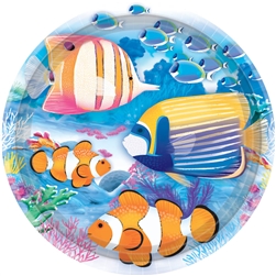 Tropical Summer 7" Plates | Luau Party Supplies