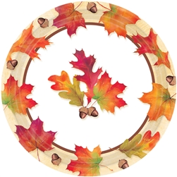 Autumn Days 7" Paper Plates | Party Supplies