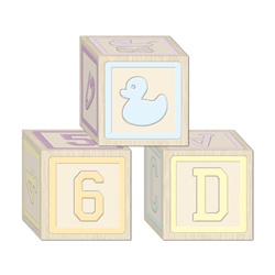 Baby Blocks Favor Boxes
