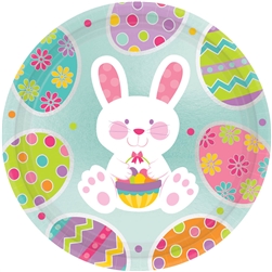 Easter Enchantment Round 7" Plates | Party Supplies