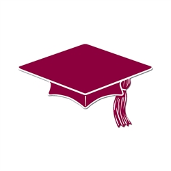 Maroon Graduation Decorations for Sale