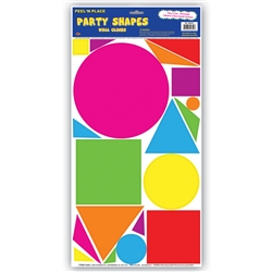 Party Shapes Peel 'N Place