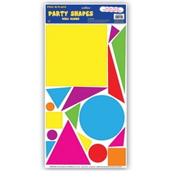 Party Shapes Peel 'N Place