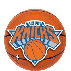 New York Knicks 7" Round Paper Plates | Party Supplies