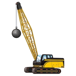 Jointed Crane with Wrecking Ball