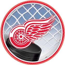 Detroit Red Wings 7" Round Paper Plates | Party Supplies