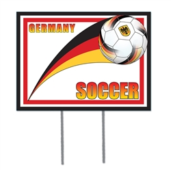 Germany Plastic Yard Sign