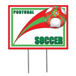 Portugal Plastic Yard Sign